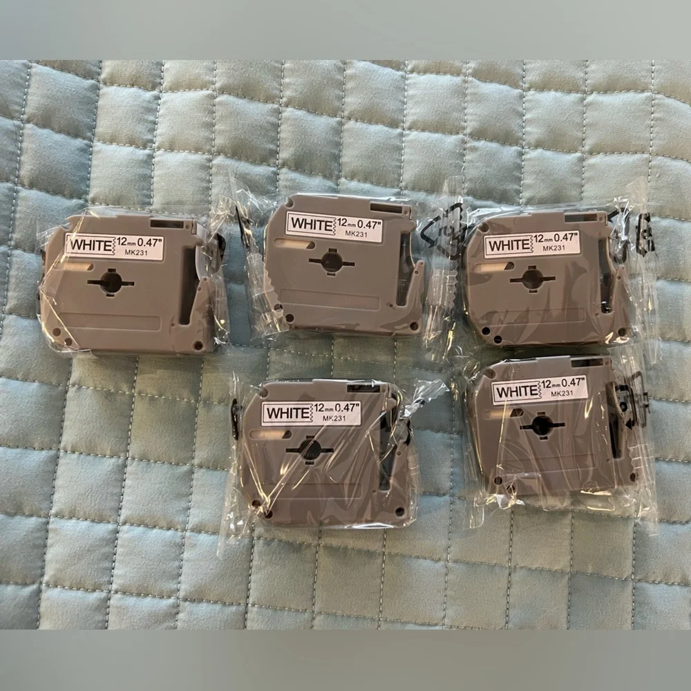 Label maker tape cartridges